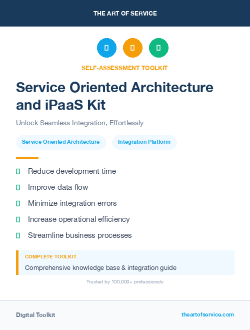 Service Oriented Architecture and iPaaS Kit