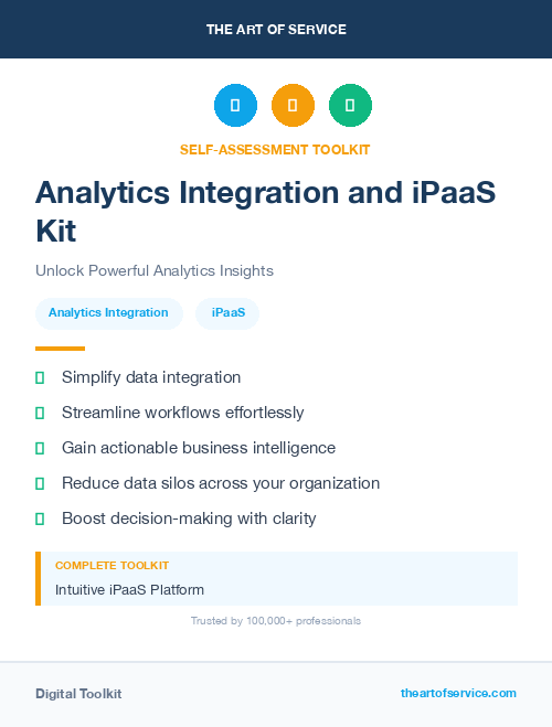 Analytics Integration and iPaaS Kit