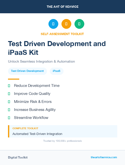 Test Driven Development and iPaaS Kit