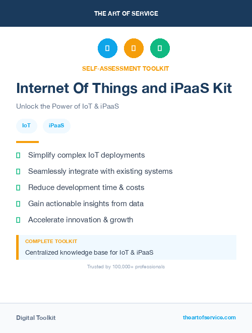 Internet Of Things and iPaaS Kit