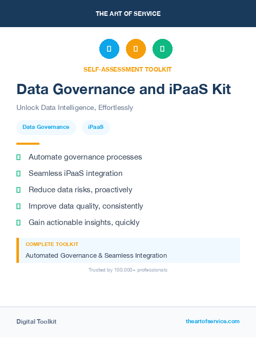 Data Governance and iPaaS Kit