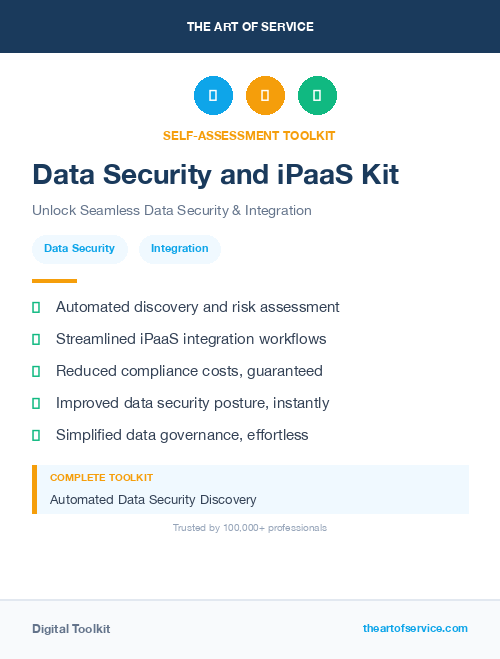 Data Security and iPaaS Kit
