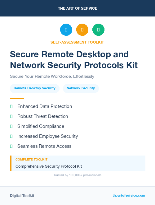 Secure Remote Desktop and Network Security Protocols Kit