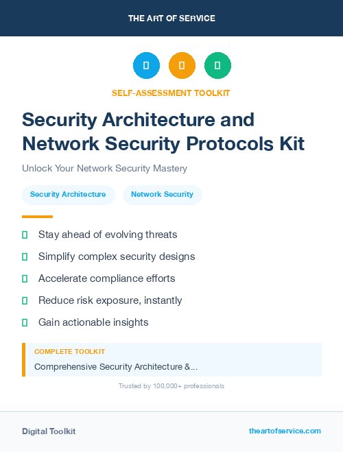 Security Architecture and Network Security Protocols Kit