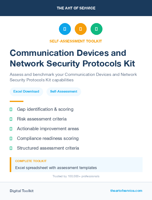 Communication Devices and Network Security Protocols Kit