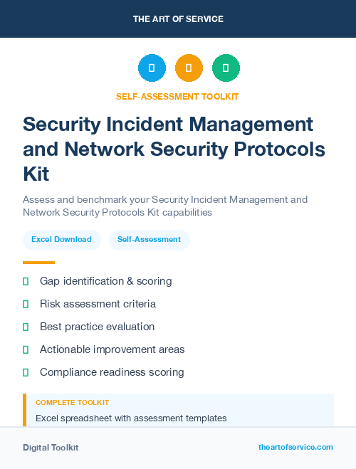 Security Incident Management and Network Security Protocols Kit
