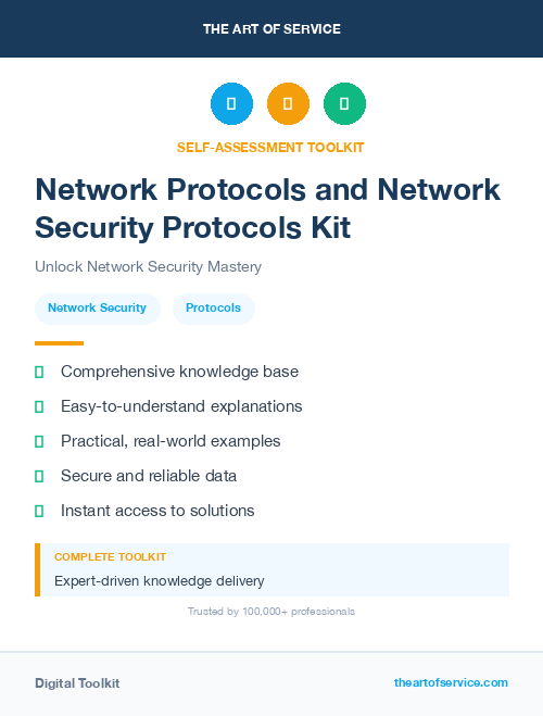 Network Protocols and Network Security Protocols Kit