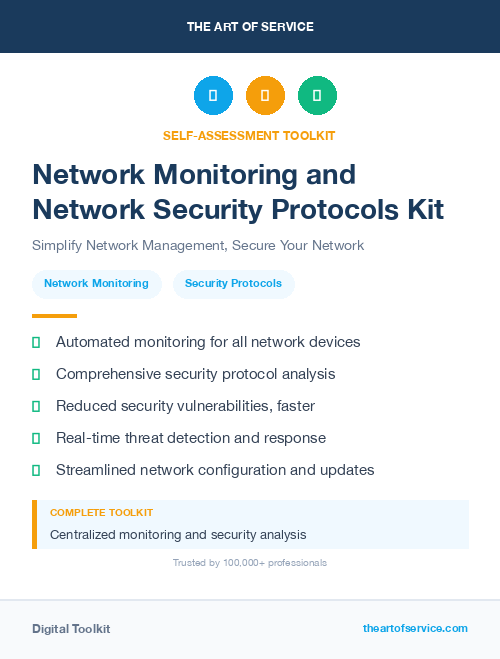 Network Monitoring and Network Security Protocols Kit