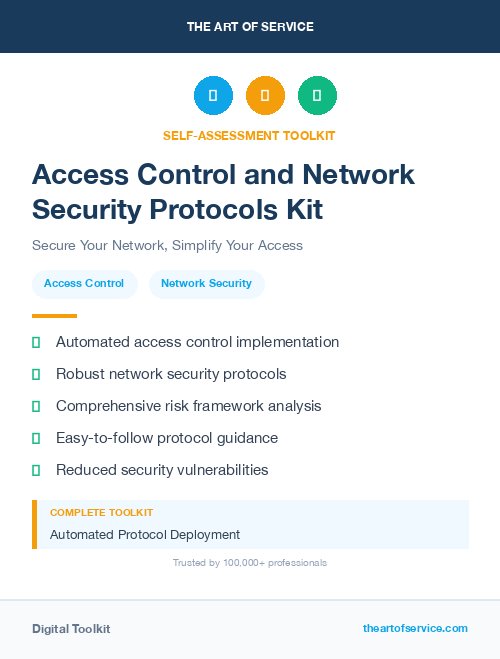 Access Control and Network Security Protocols Kit