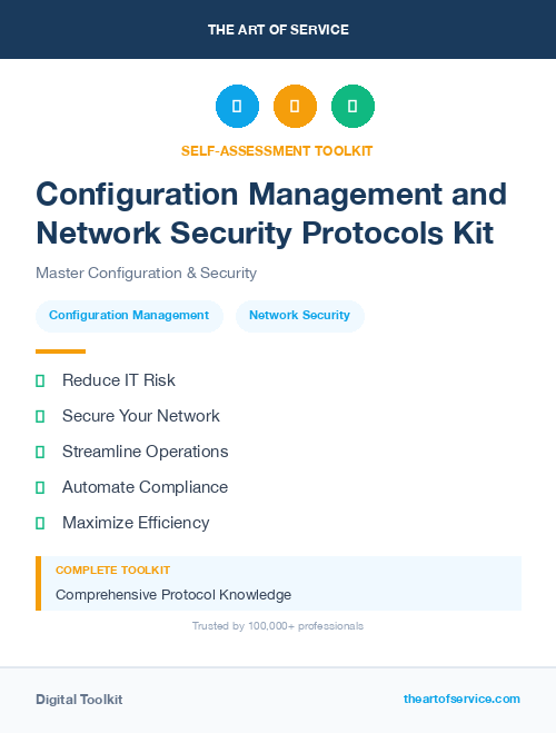 Configuration Management and Network Security Protocols Kit