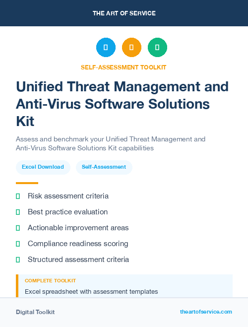 Unified Threat Management and Anti-Virus Software Solutions Kit