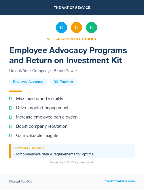 Employee Advocacy Programs and Return on Investment Kit