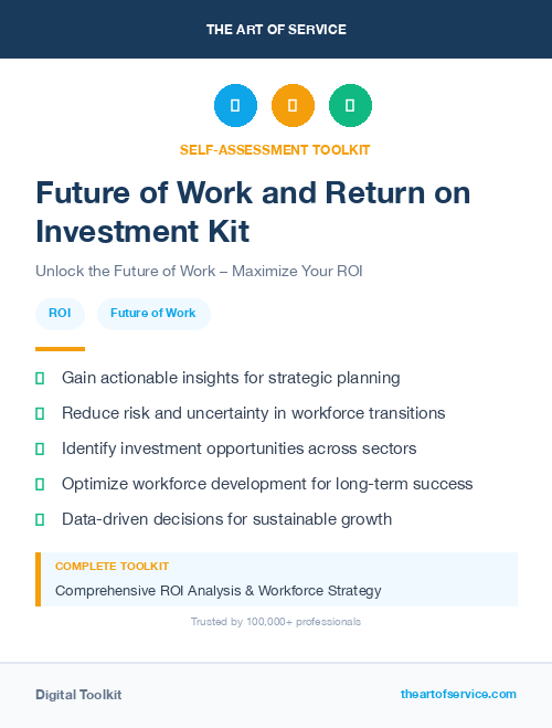 Future of Work and Return on Investment Kit