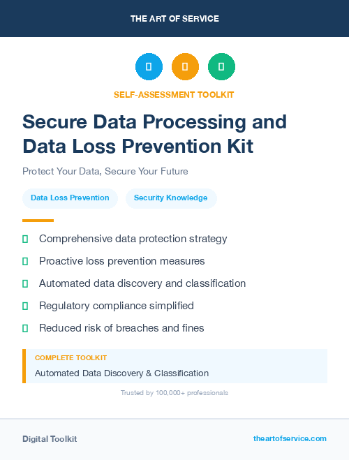 Secure Data Processing and Data Loss Prevention Kit