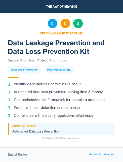 Data Leakage Prevention and Data Loss Prevention Kit