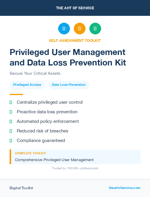 Privileged User Management and Data Loss Prevention Kit