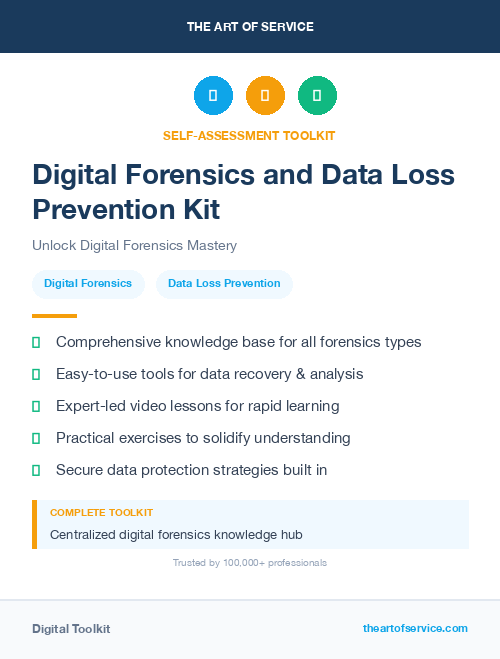 Digital Forensics and Data Loss Prevention Kit