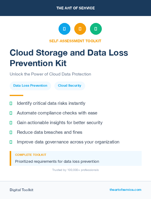 Cloud Storage and Data Loss Prevention Kit