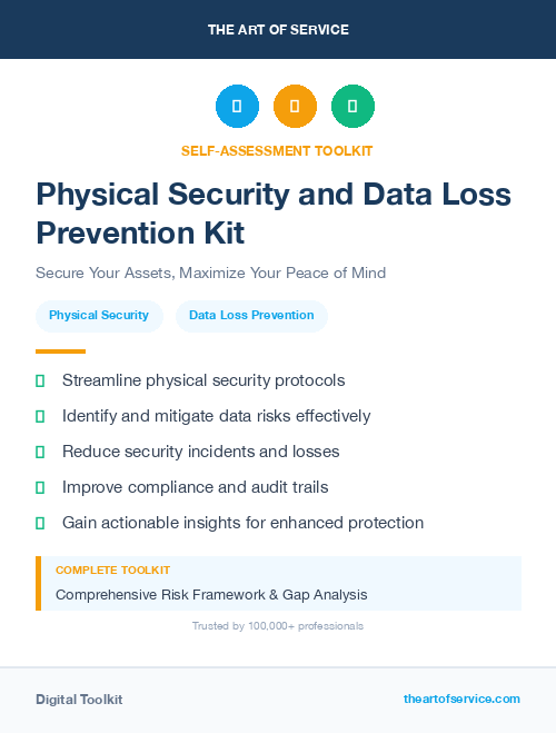 Physical Security and Data Loss Prevention Kit