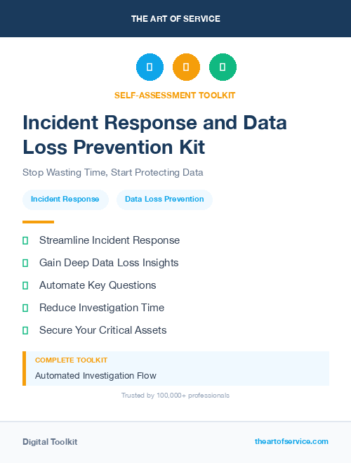 Incident Response and Data Loss Prevention Kit