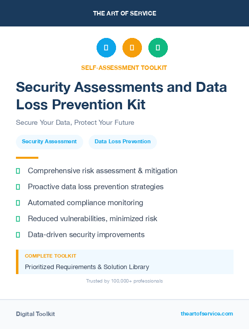 Security Assessments and Data Loss Prevention Kit