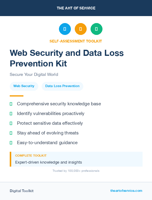 Web Security and Data Loss Prevention Kit