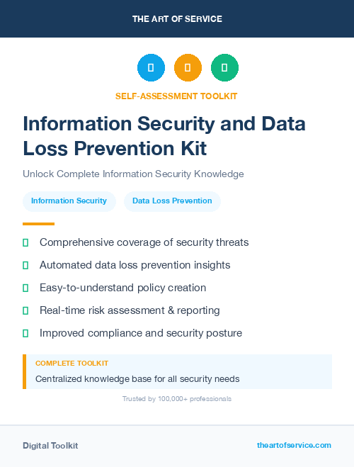 Information Security and Data Loss Prevention Kit