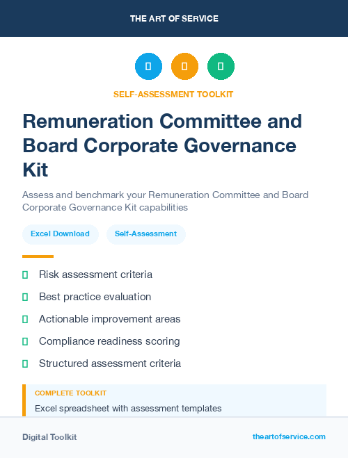 Remuneration Committee and Board Corporate Governance Kit