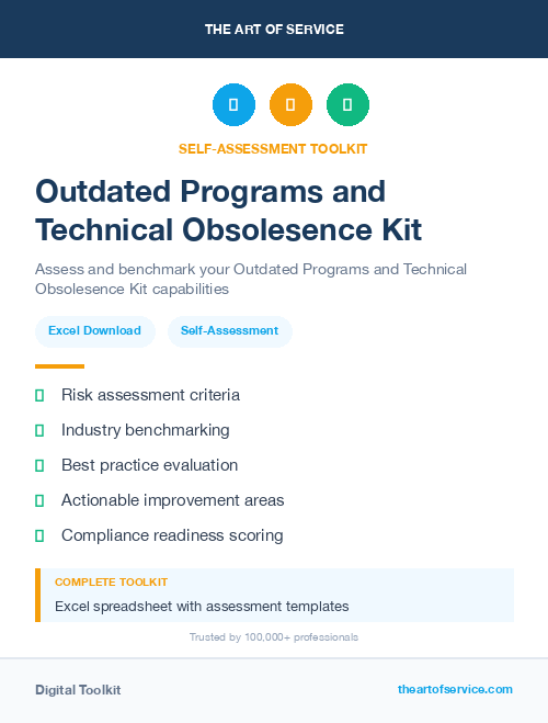 Outdated Programs and Technical Obsolesence Kit