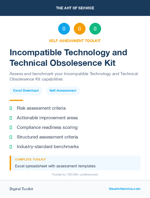 Incompatible Technology and Technical Obsolesence Kit