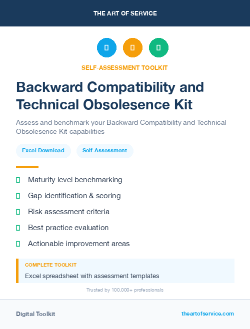 Backward Compatibility and Technical Obsolesence Kit