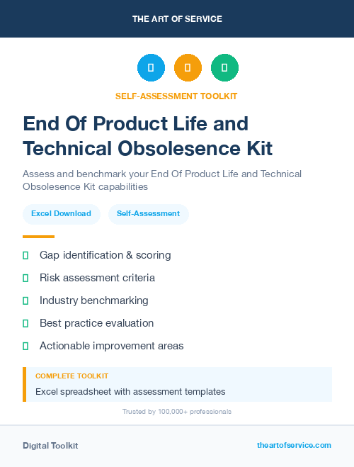End Of Product Life and Technical Obsolesence Kit