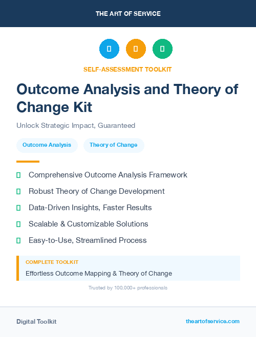 Outcome Analysis and Theory of Change Kit