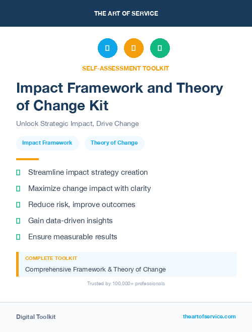 Impact Framework and Theory of Change Kit