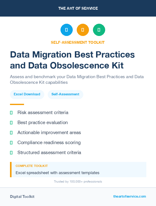 Data Migration Best Practices and Data Obsolescence Kit