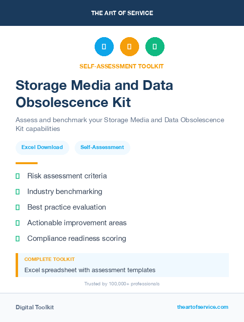 Storage Media and Data Obsolescence Kit