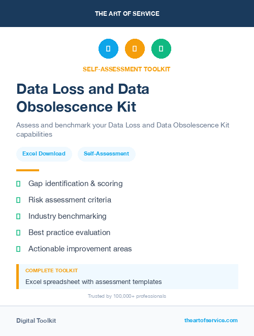 Data Loss and Data Obsolescence Kit