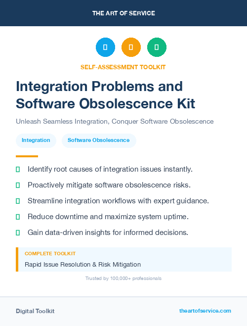 Integration Problems and Software Obsolescence Kit