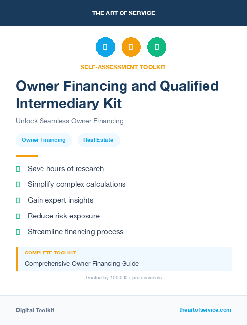 Owner Financing and Qualified Intermediary Kit