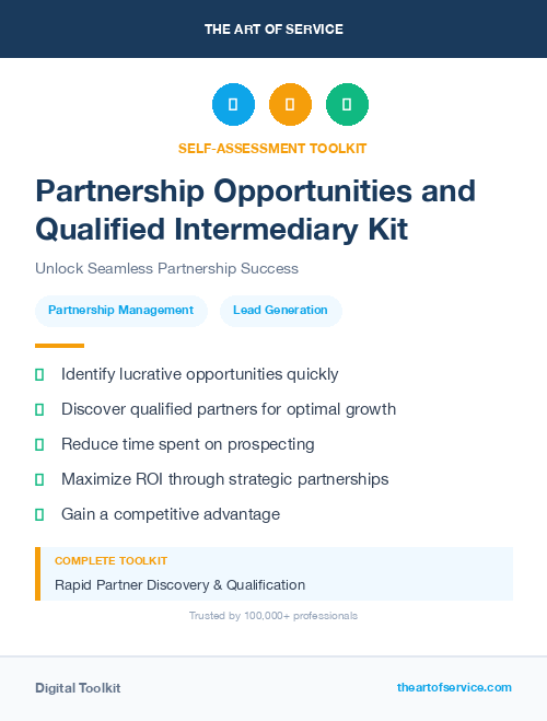 Partnership Opportunities and Qualified Intermediary Kit