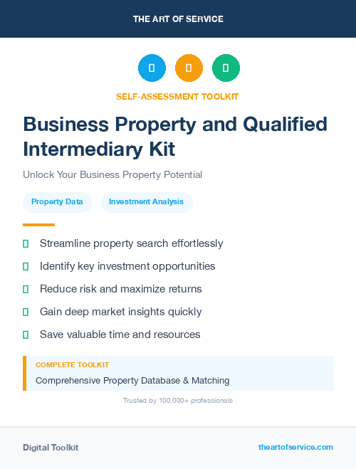 Business Property and Qualified Intermediary Kit