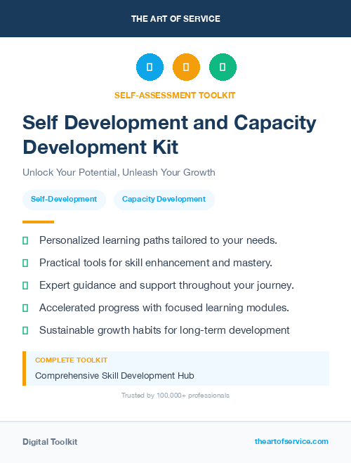 Self Development and Capacity Development Kit