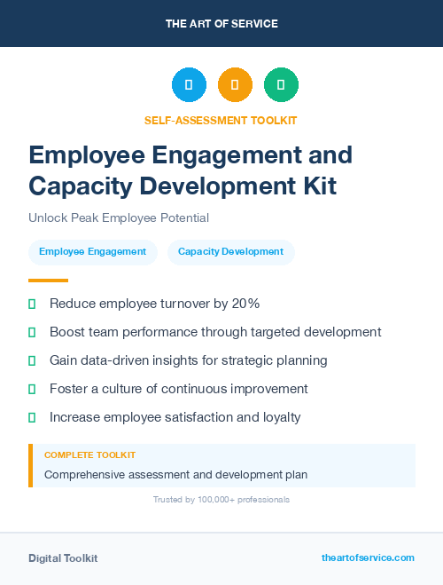 Employee Engagement and Capacity Development Kit