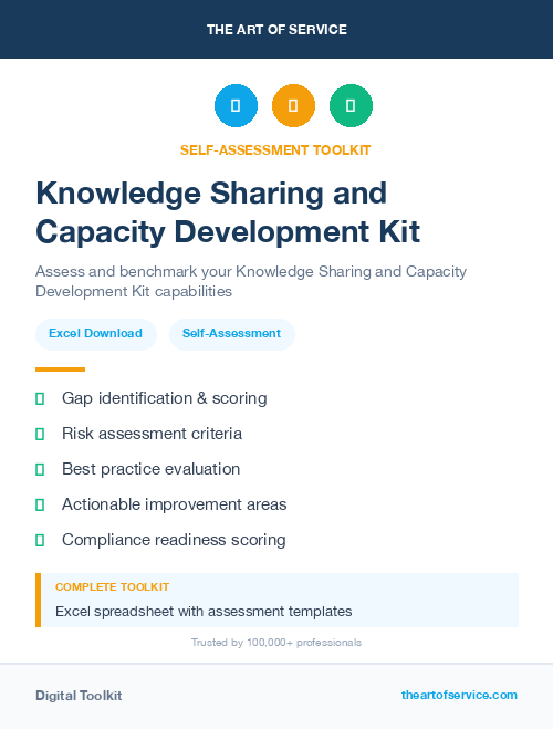 Knowledge Sharing and Capacity Development Kit
