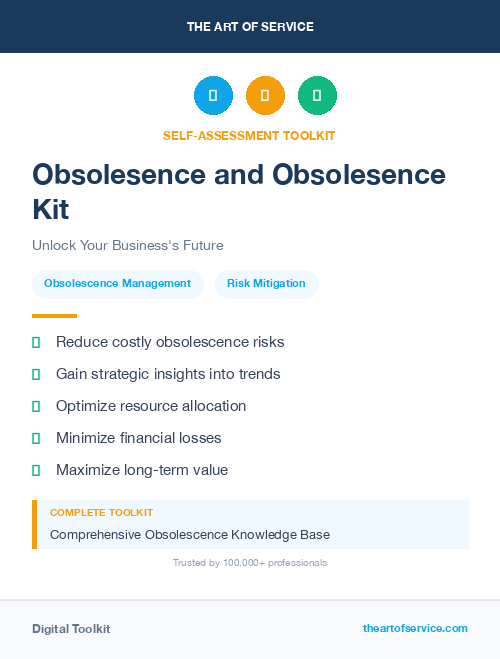 Obsolesence and Obsolesence Kit