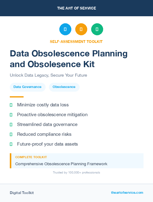 Data Obsolescence Planning and Obsolesence Kit