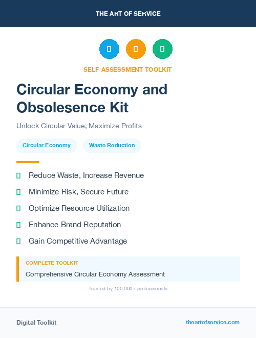 Circular Economy and Obsolesence Kit