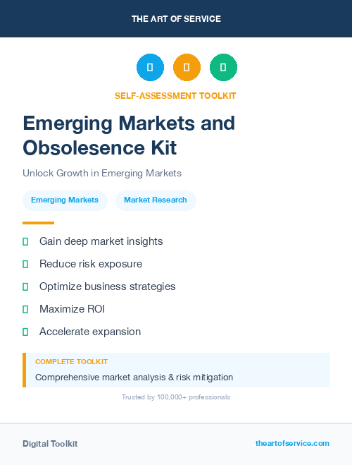 Emerging Markets and Obsolesence Kit