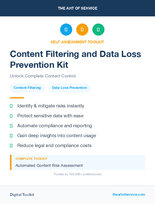 Content Filtering and Data Loss Prevention Kit