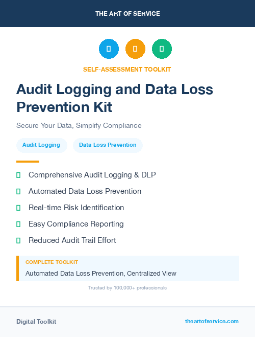Audit Logging and Data Loss Prevention Kit